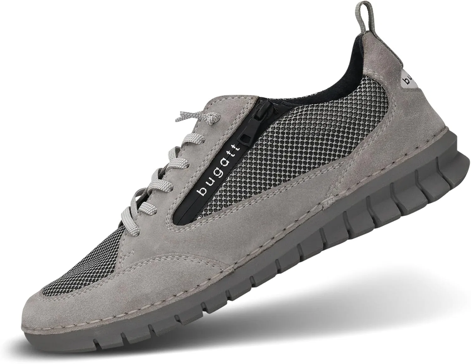 Мужские кроссовки Bugatti 321-AKM03 на шнуровке, Grey/Grey