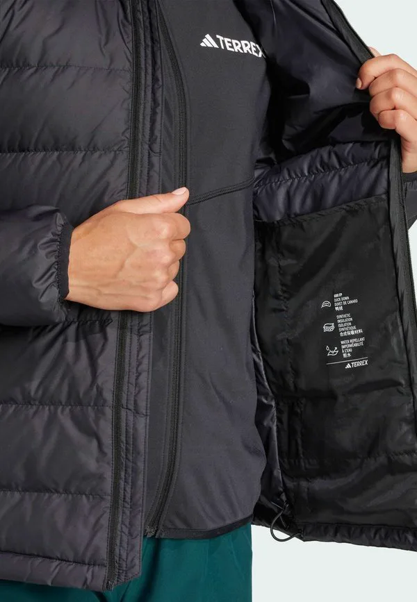Зимняя куртка w mt down hj Adidas Terrex, Black — фото 4