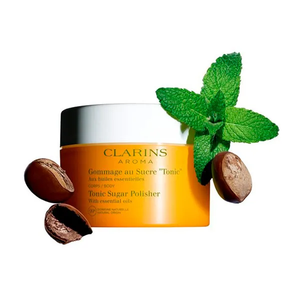 Скраб для тела с эфирными маслами Gommage Au Sucre Tonic Clarins, 250 g — фото 2