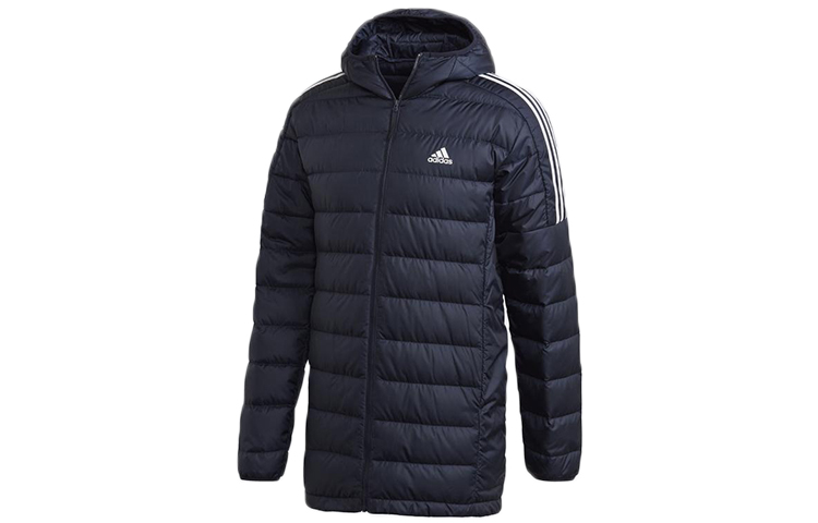Adidas Пуховик мужской темно-синий, Navy Blue — фото 2