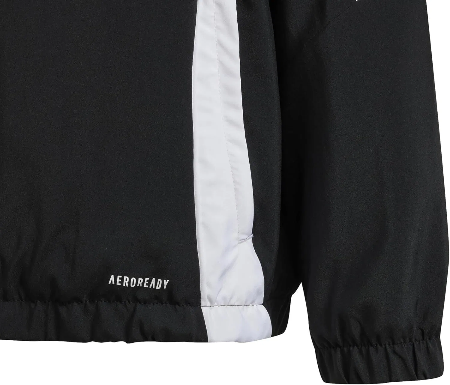 Детская ветровка Tiro24, adidas, черный/белый — фото 4