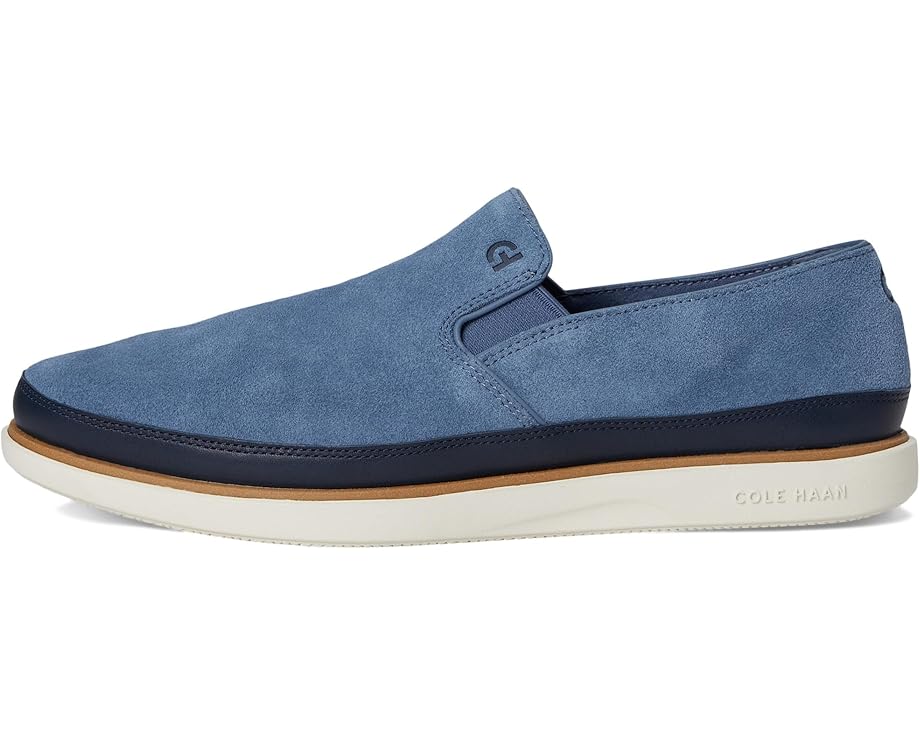 Кроссовки Cole Haan Grandpro Strawspoint Twin Gore, цвет China Blue/Navy Blazer/Ivory — фото 4
