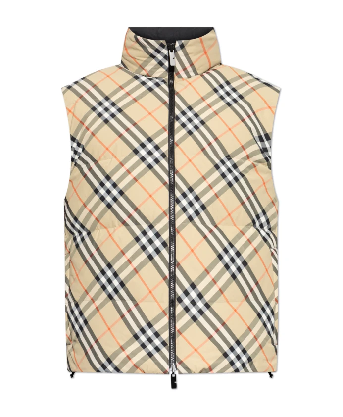 

Двусторонний жилет Burberry, бежевый