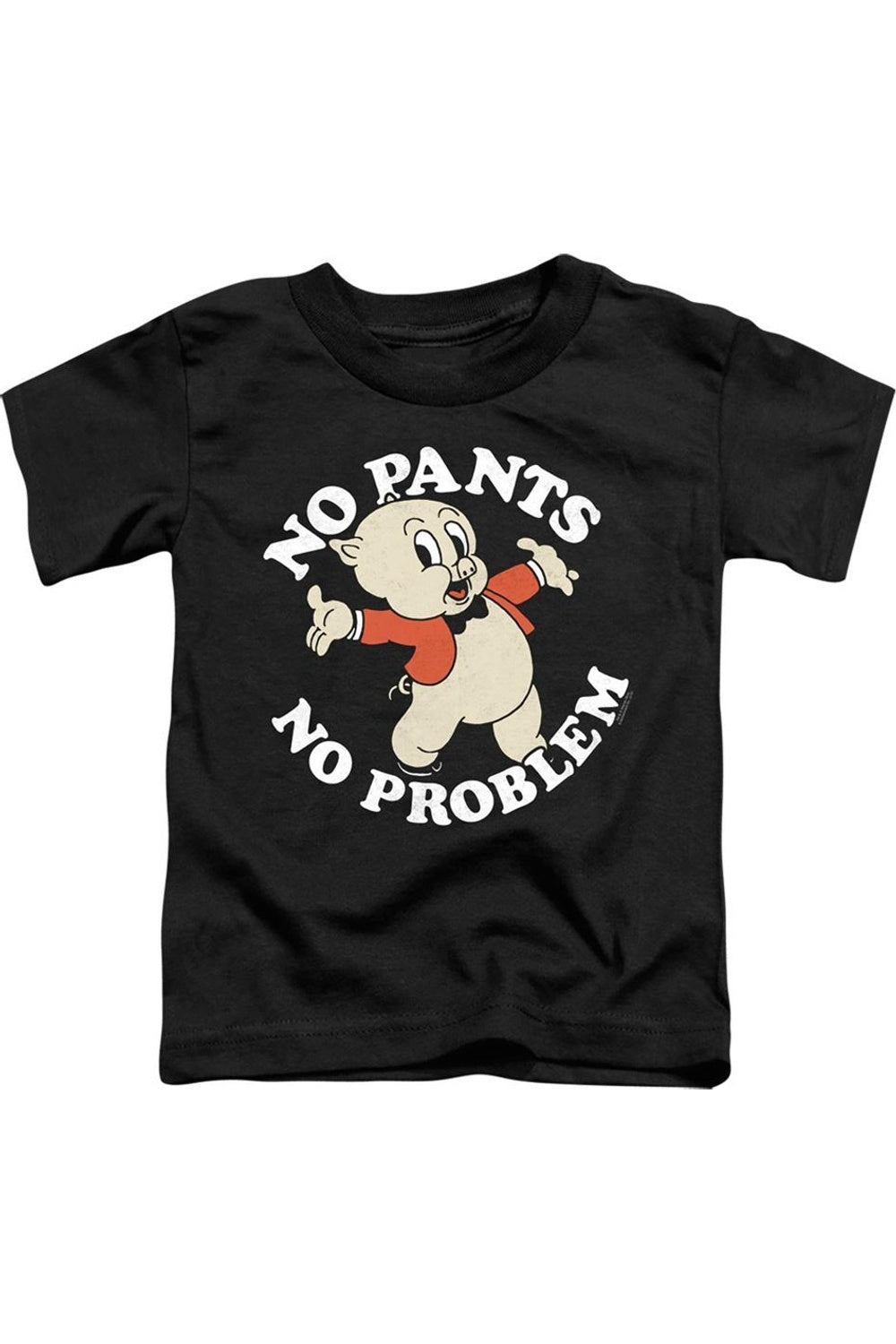 

Футболка с коротким рукавом Looney Tunes "Без штанов" для малышей Gildan, черный