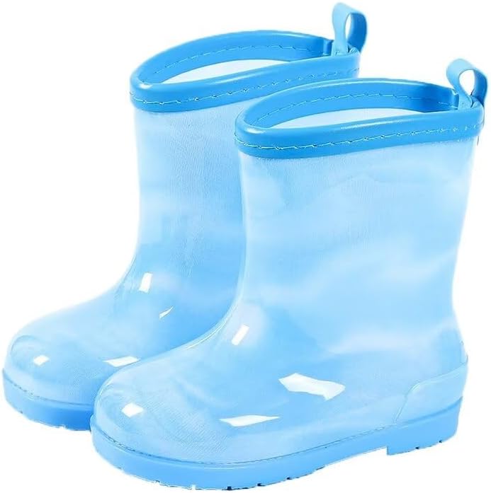 

Детские мягкие модные резиновые сапоги для мальчиков и девочек для прогулок, водных видов спорта и школы Zonkacen, Blue