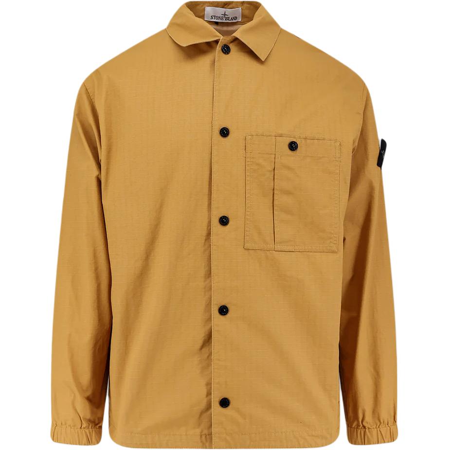 Рубашка на пуговицах STONE ISLAND, оранжевый желтый