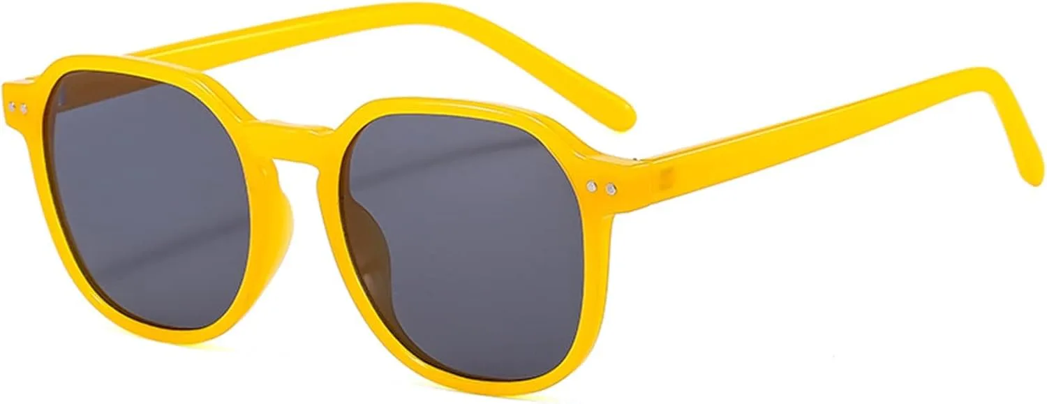 

Женские солнцезащитные очки в квадратной оправе большого размера для активного отдыха, шопинга и отпуска, мужские спортивные солнцезащитные очки Generic, Yellow