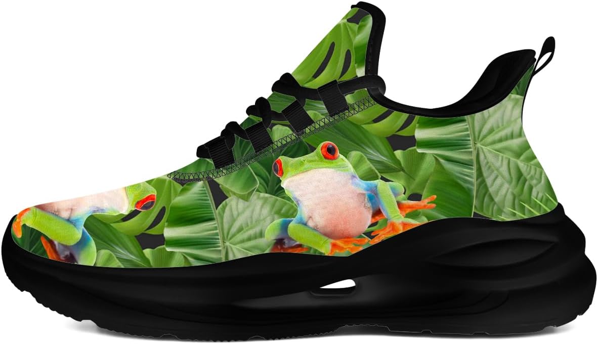 

Кроссовки Frog для женщин и мужчин, зеленые спортивные для бега, тенниса и ходьбы Generic