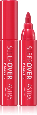 

Фломастер для губ Astra Make-up SLEEPOVER LIP MARKER, 0003 PILLOW CHAT 3 ml