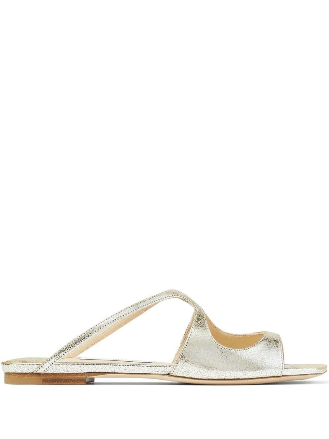 

Jimmy Choo мюли Anise с эффектом металлик, золотистый