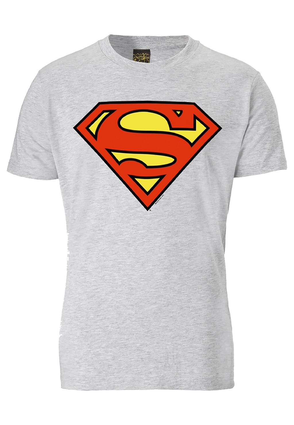 

Футболка с принтом SUPERMAN LOGO LOGOSHIRT, цвет grau meliert