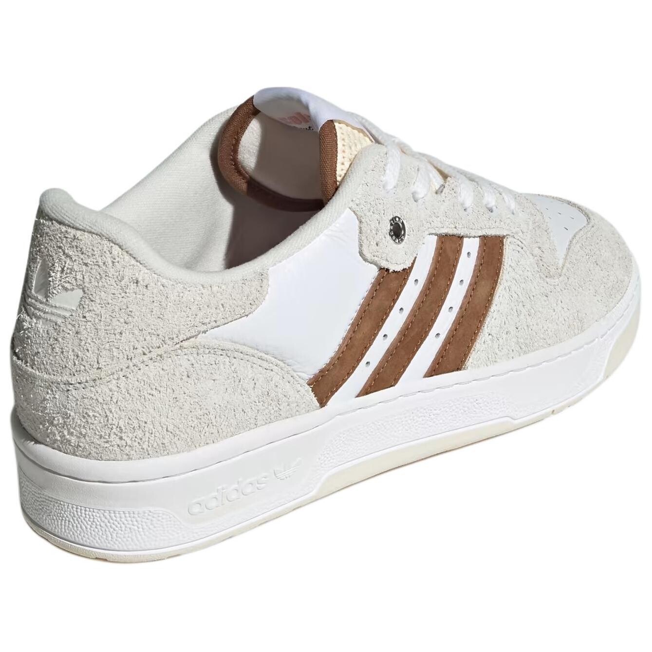 Мужские кроссовки для скейтбординга adidas originals Rivalry, White/Brown — фото 4