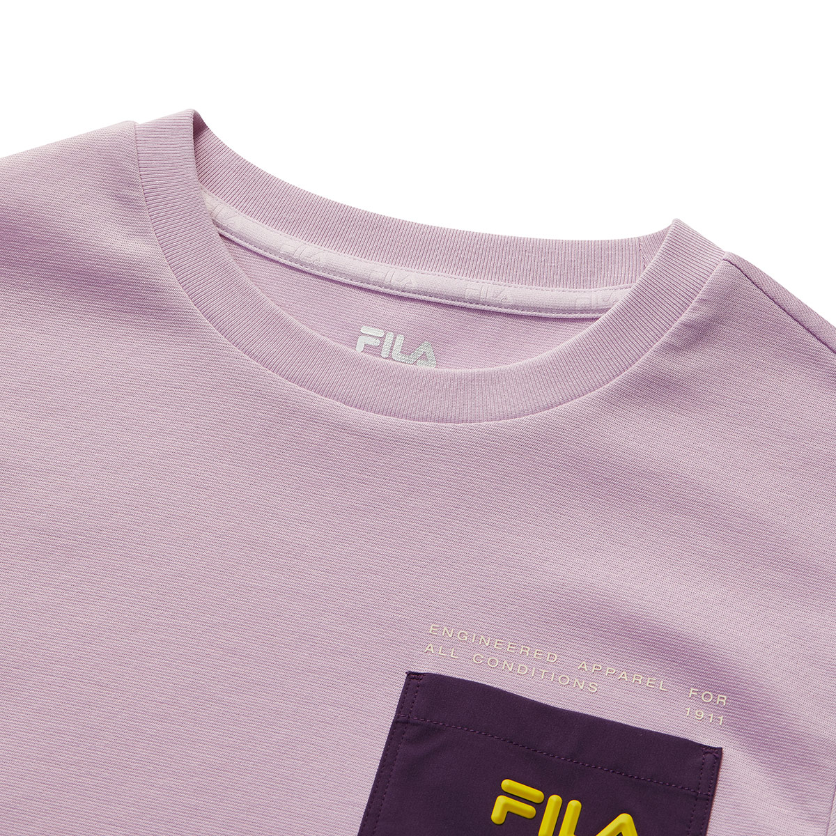 FILA KIDS Детская толстовка с длинным рукавом Feile Zhuoyan Purple для подростков — фото 3