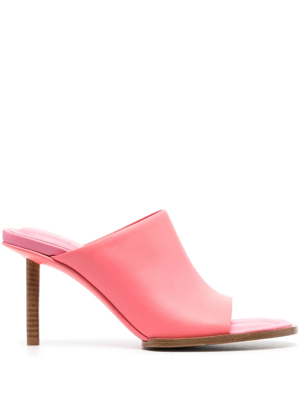 Мюли Les Mules Rond Carré JACQUEMUS, розовый