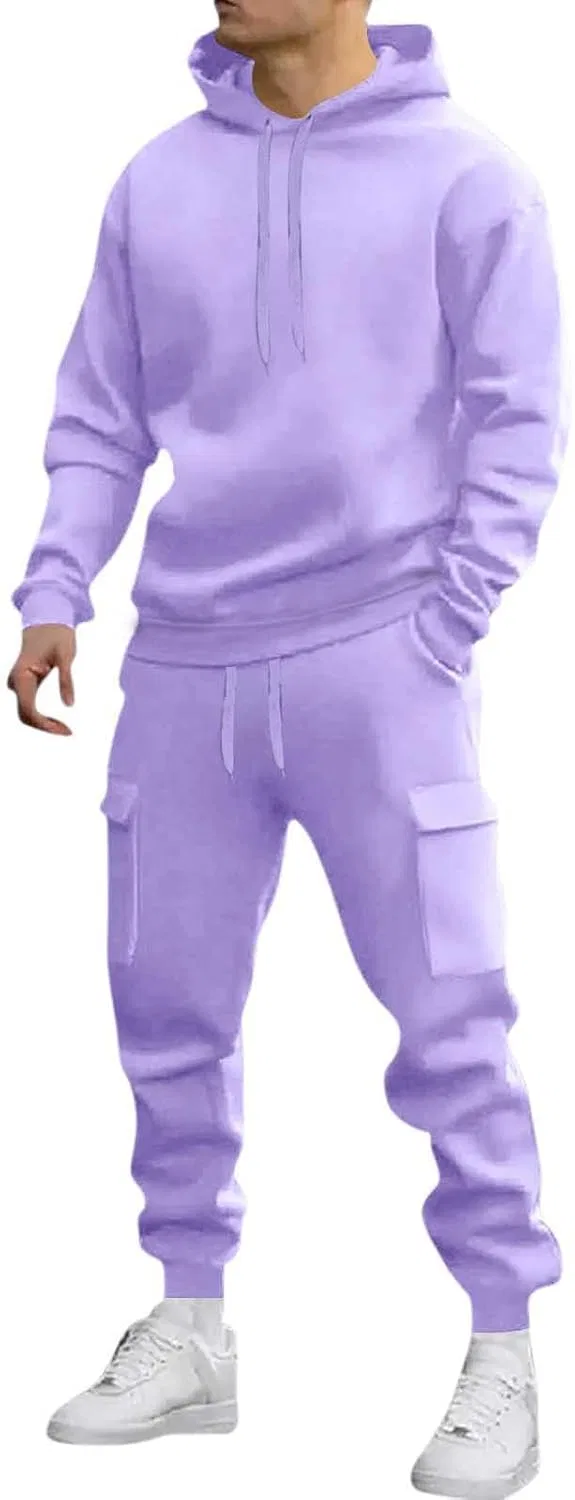 Спортивный костюм из рипстоп-хлопка, Generic, 2 предмета, A02_purple