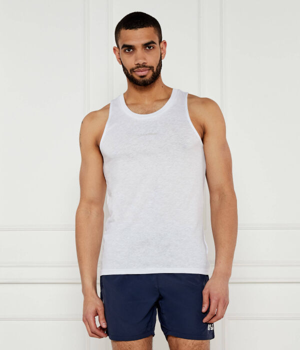 

Майка Regular fit Calvin Klein Swimwear, белый