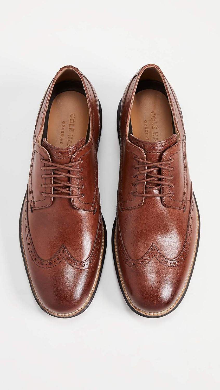 Мужские оксфорды Cole Haan Original Grand Shortwing, Woodbury/Java — фото 3