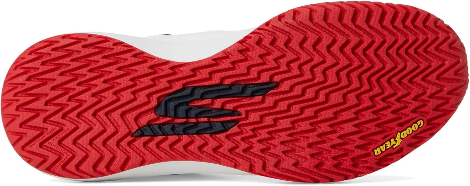 Кроссовки для пиклбола Skechers Viper Court Rally, белый/синий/красный — фото 3