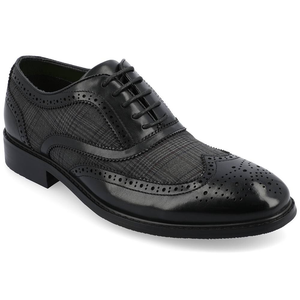 

Мужские оксфорды Vance Co. Jerome Tru Comfort из пеноматериала с крылышками, черный