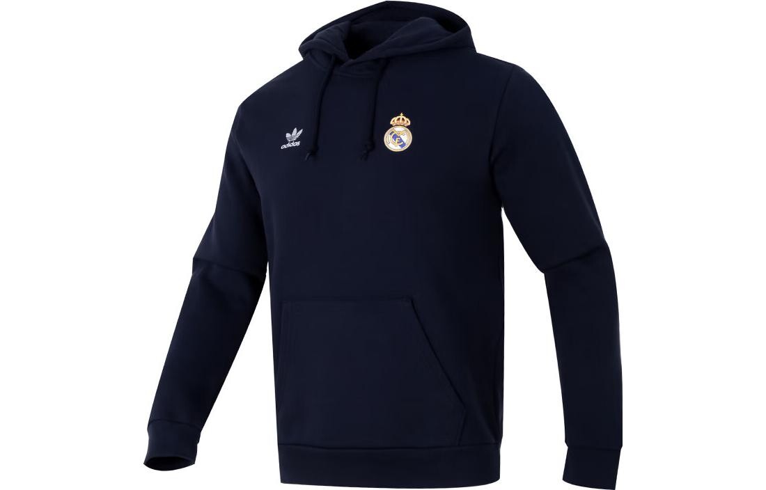 

Толстовка мужская Adidas Originals с эмблемой Real Madrid, темно-синий