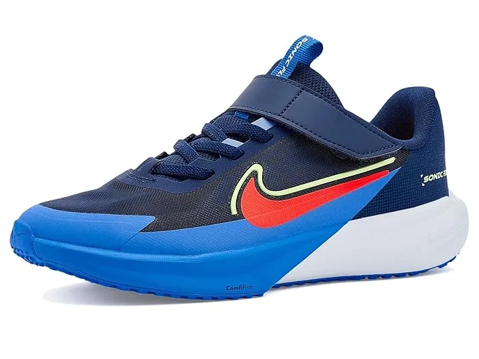 Кроссовки Sonic Fly Nike Kids, Midnight Navy/Hot Lava/Blue Crystal