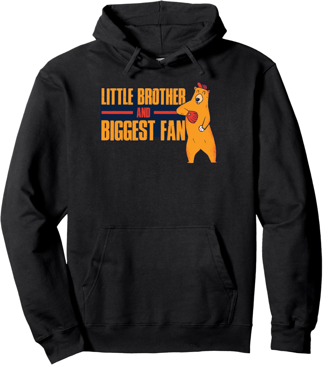 

Худи Брат и самый большой фанат Brother Clothing, черный