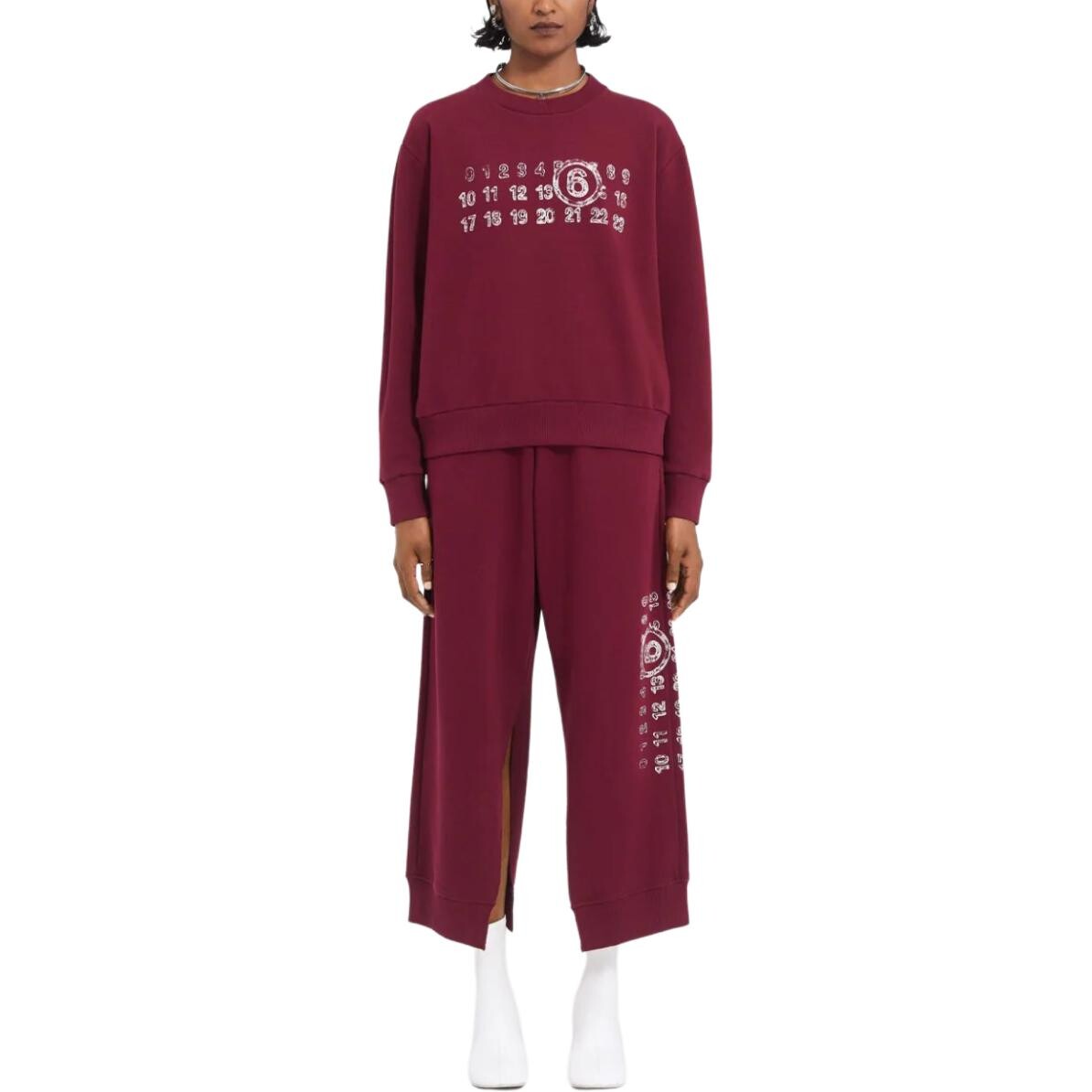 

Толстовка женская красная Mm6 Maison Margiela