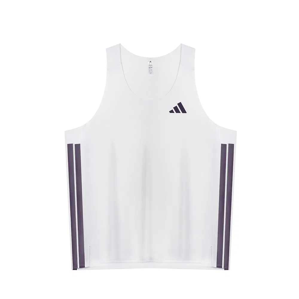 Майка Adidas с U-образным вырезом белая