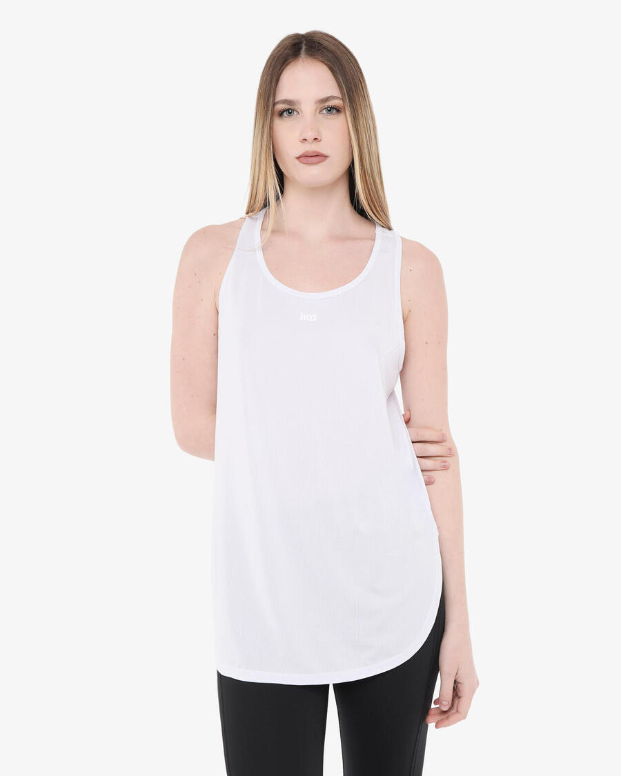 

JAKED белая синтетическая майка для фитнеса для женщин