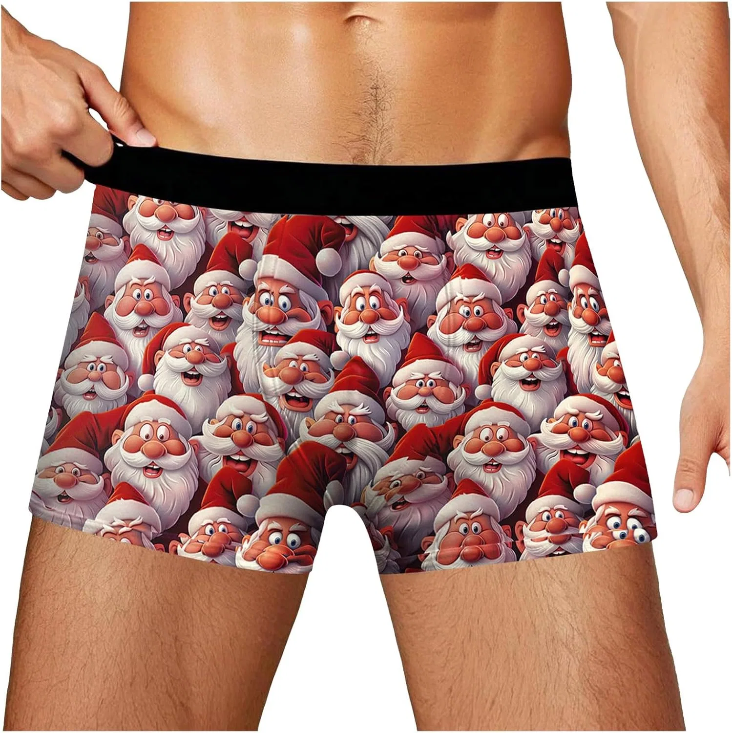 Боксеры мужские, Christmas, Red