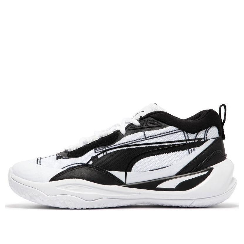 

Кроссовки PUMA Playmaker Pro Courtside 'Black White', белый