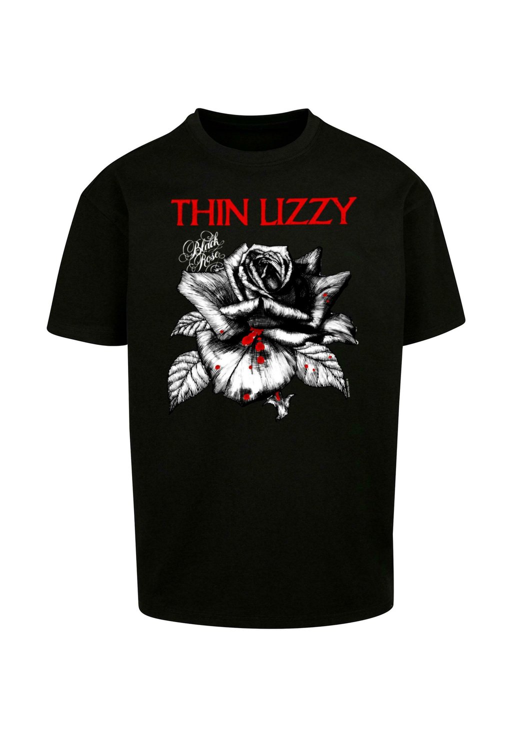 

Футболка с принтом THIN LIZZY LOGO HEAVY Merchcode, черный