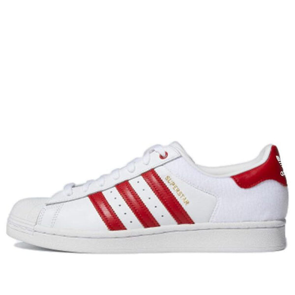

Кроссовки суперзвезда Adidas, красный