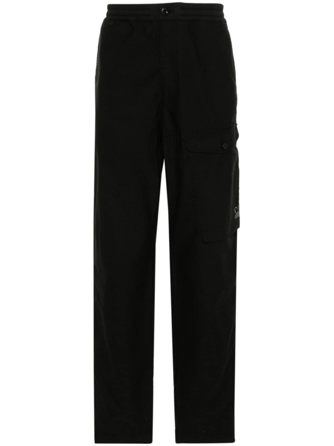 

Зауженные брюки из хлопка CP Company, черный