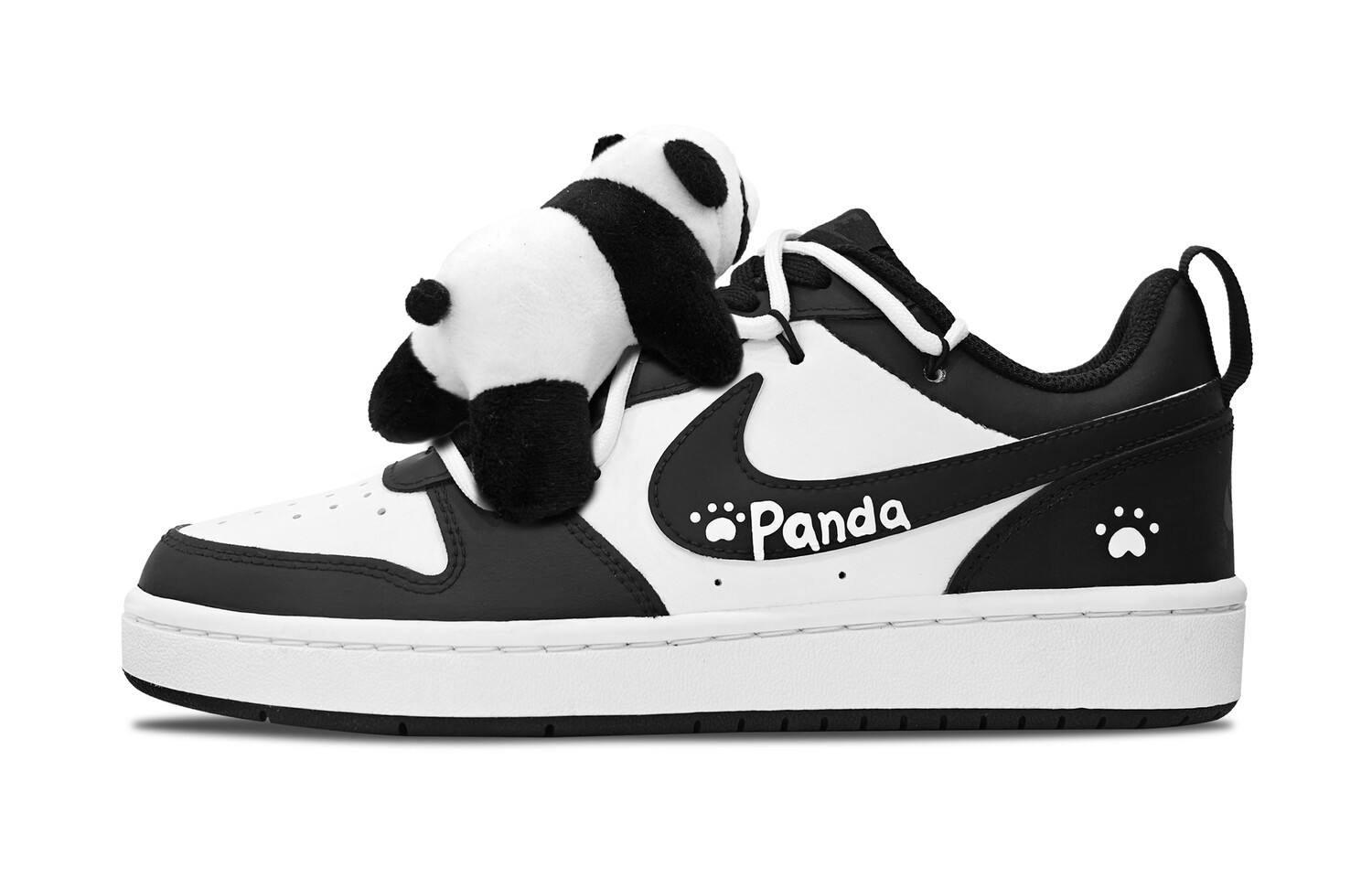 

Кроссовки Nike Court Borough Kids' Skateboarding Shoes Grade School, черный
