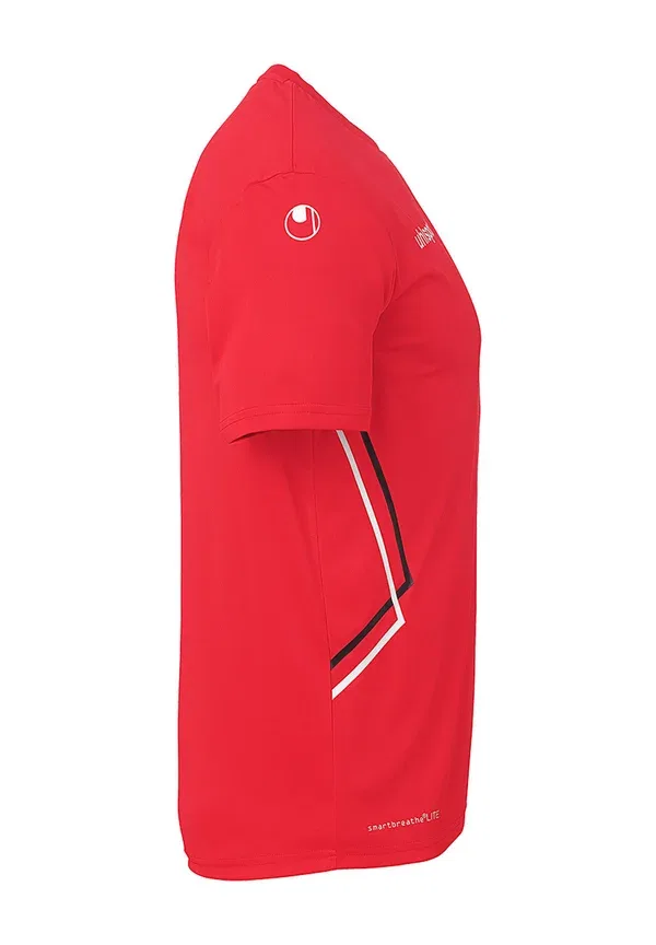 Футболка тренировочная Uhlsport equipe 29 kids print, красный белый черный — фото 3