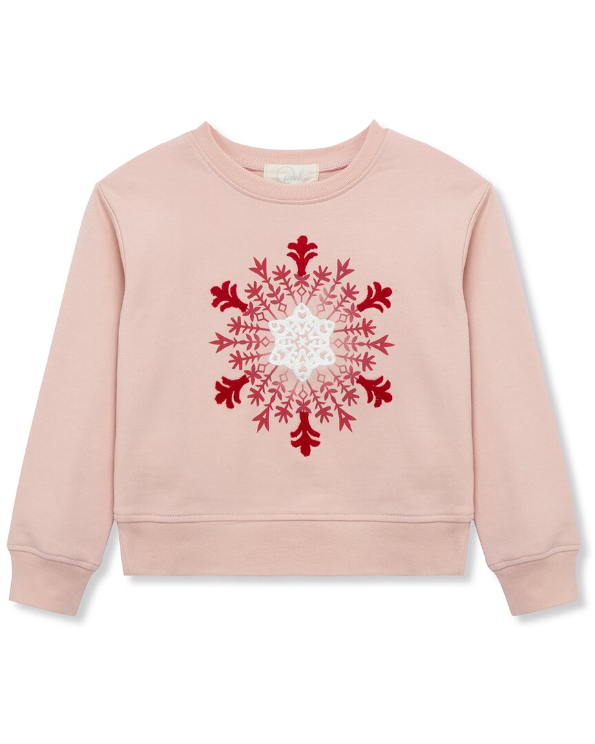 

Детский свитер Peek Kids Snowflake, розовый