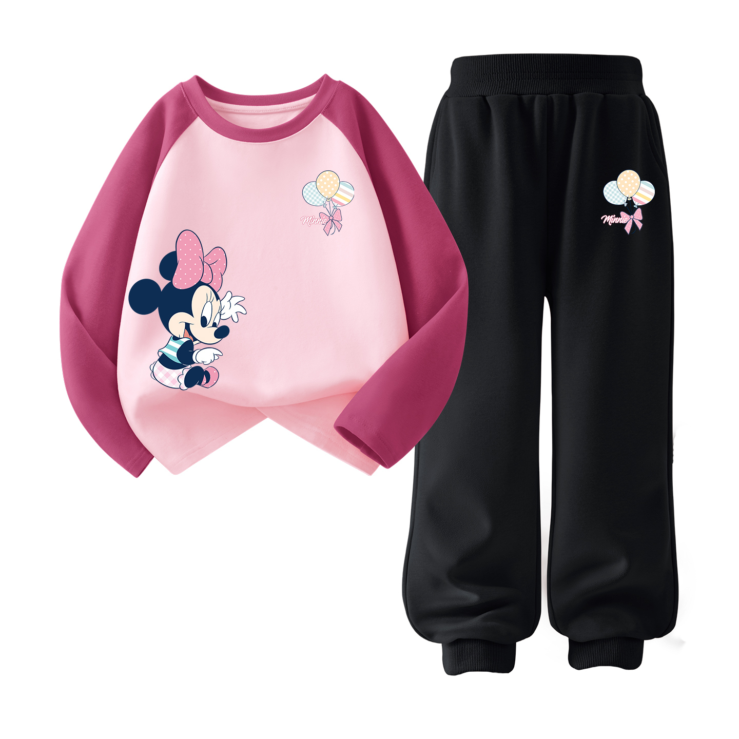 

Детская повседневная спортивная одежда Disney, фуксия