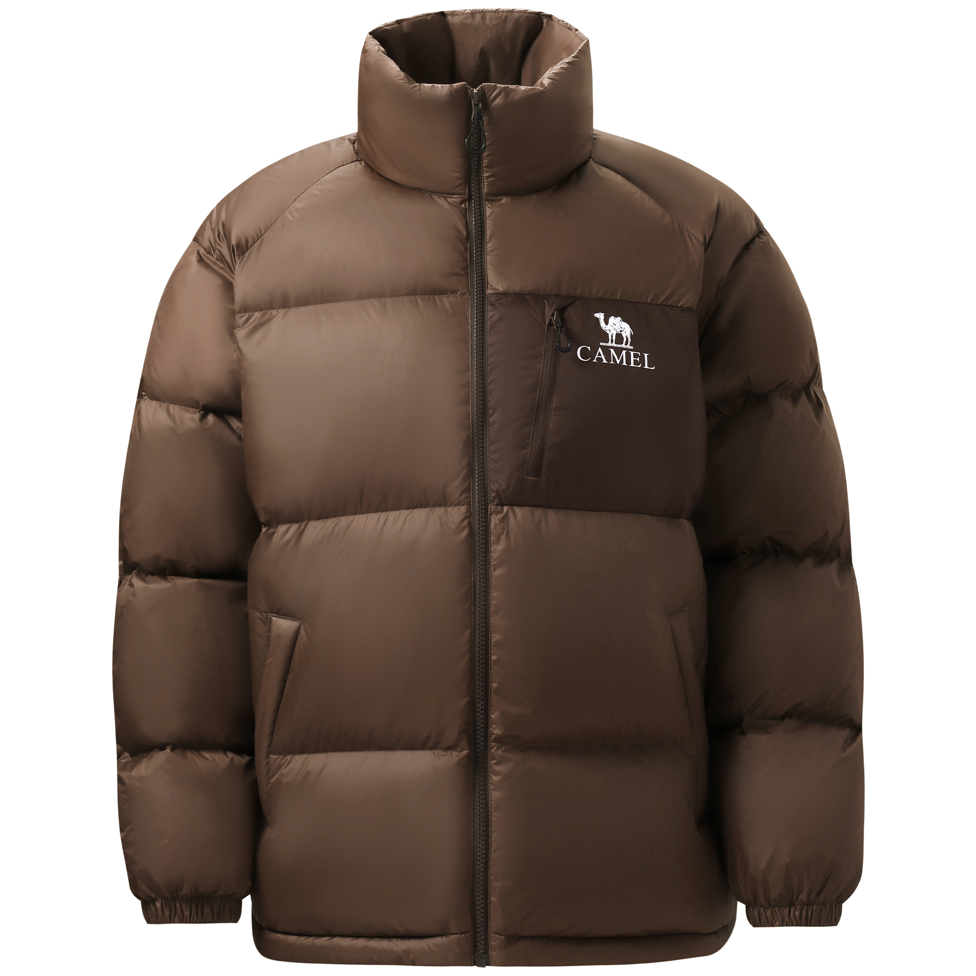 

CAMEL Теплая флисовая серия пуховик Unisex, Mulberry Brown/Chestnut