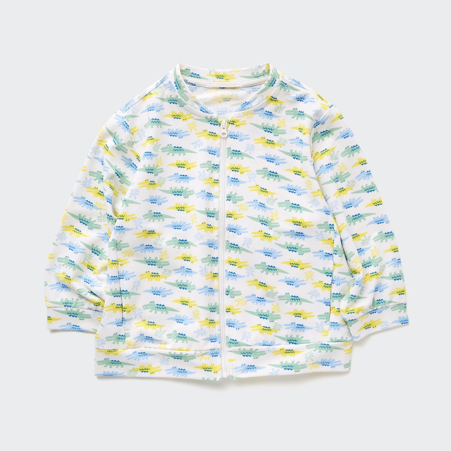 

Блузка UNIQLO AIRism UV с вырезом длинный рукав, белый