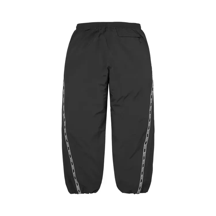 Спортивные брюки Supreme Logo Taping Track Pant, черный — фото 2