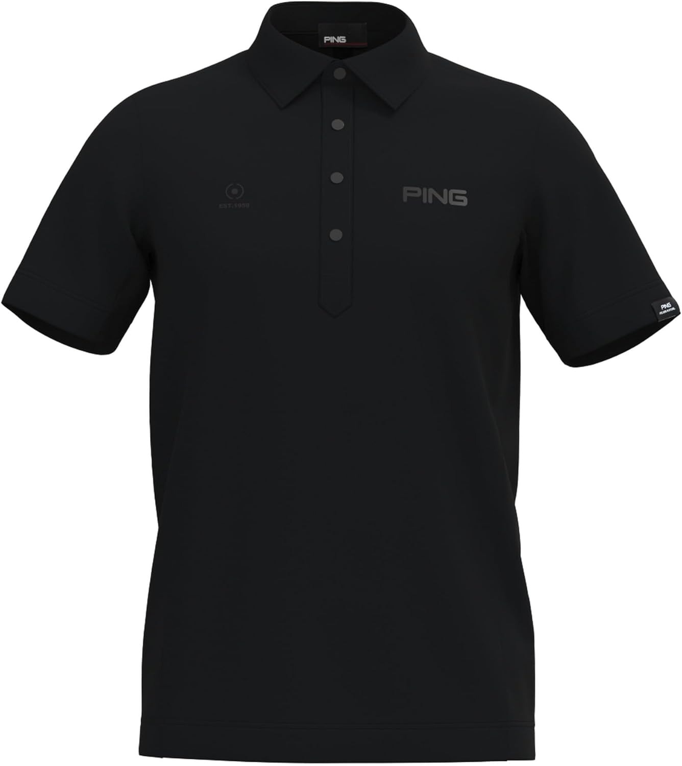 

Футболка-поло с коротким рукавом Pin Apparel 621-6160303 (Aero Cool: впитывающая, быстросохнущая) / Мужская Ping Apparel, черный