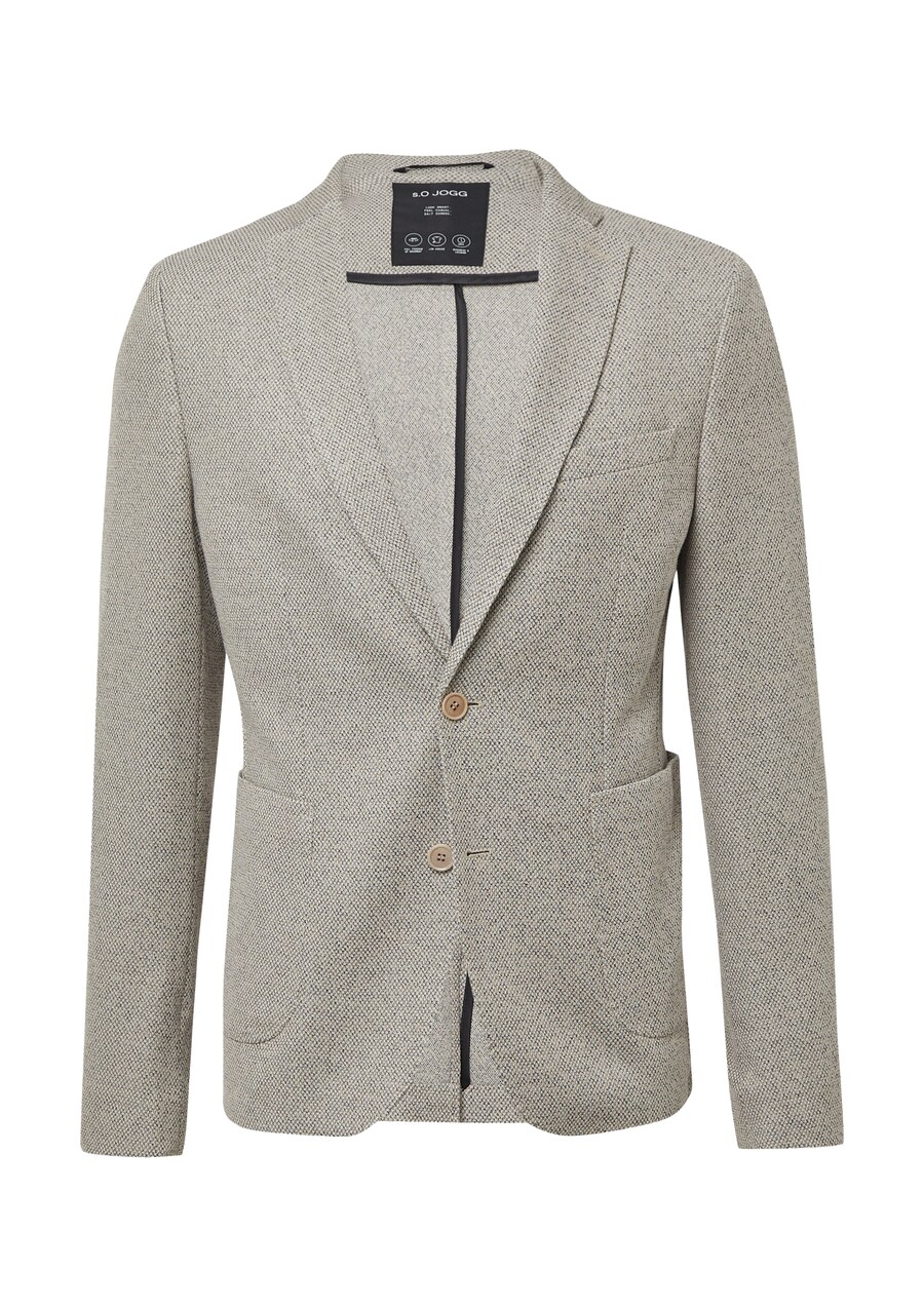 

Приталенный пиджак s.Oliver BLACK LABEL JOGG, цвет Beige/mottled beige