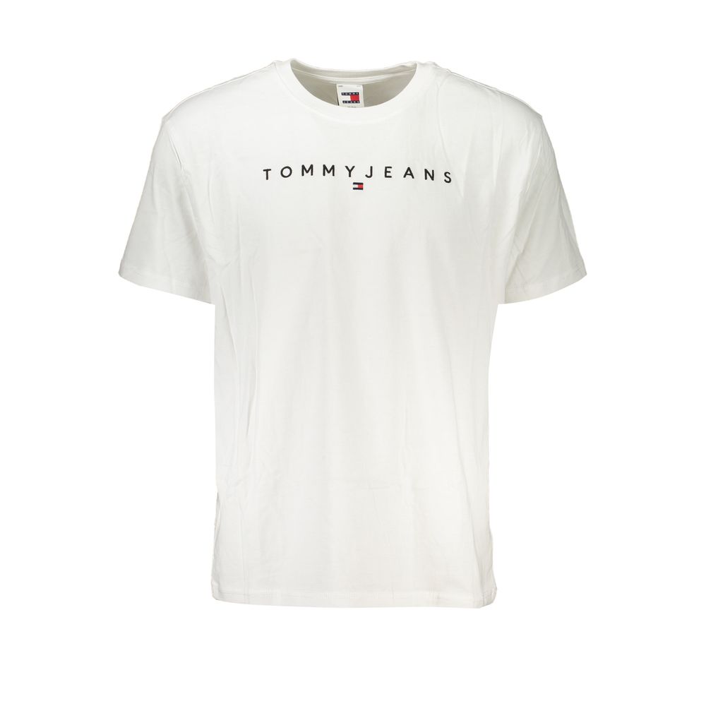 

Белая хлопковая футболка Tommy Hilfiger