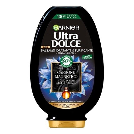 

Garnier Ultra Dolce Carbone Шампунь с кондиционером без силикона, 250 мл — упаковка из 3 шт., Nicht Zutreffend
