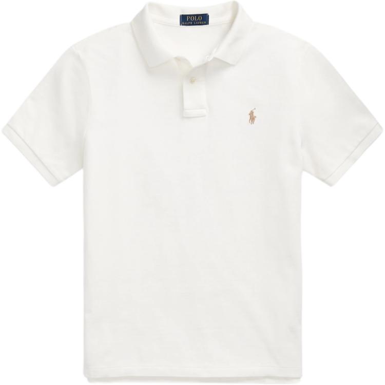 Поло с вышивкой пони из хлопка Polo Pony Polo Ralph Lauren, белый