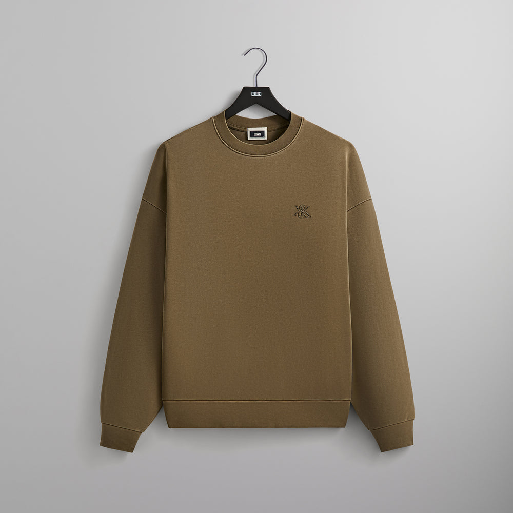 

Толстовка Kith Compact Knit Nelson Crewneck, цвет Astro