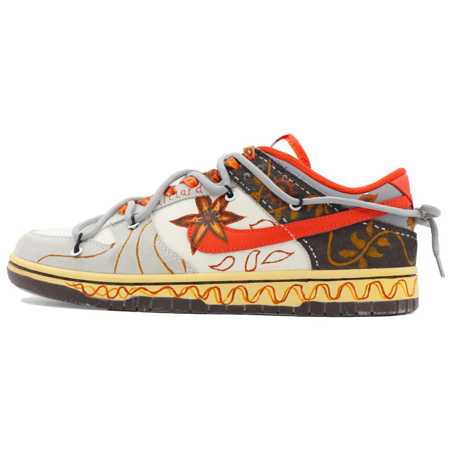 

Кроссовки Nike Dunk Skateboarding Shoes Unisex Low-top White, белый