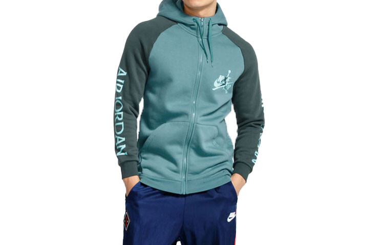 

Джордан Мужская куртка Jordan, цвет Blue/Gray