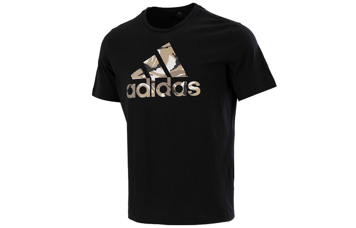 

Футболка мужская черная Adidas, черный